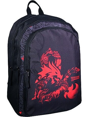 BAGTROTTER Sac à dos 2 compartiments Donjons & Dragons Noir