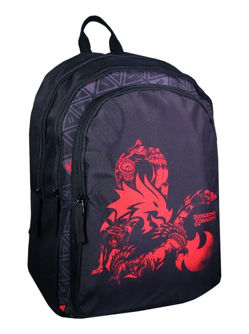 BAGTROTTER Sac à dos 2 compartiments Donjons & Dragons Noir - Kiabi