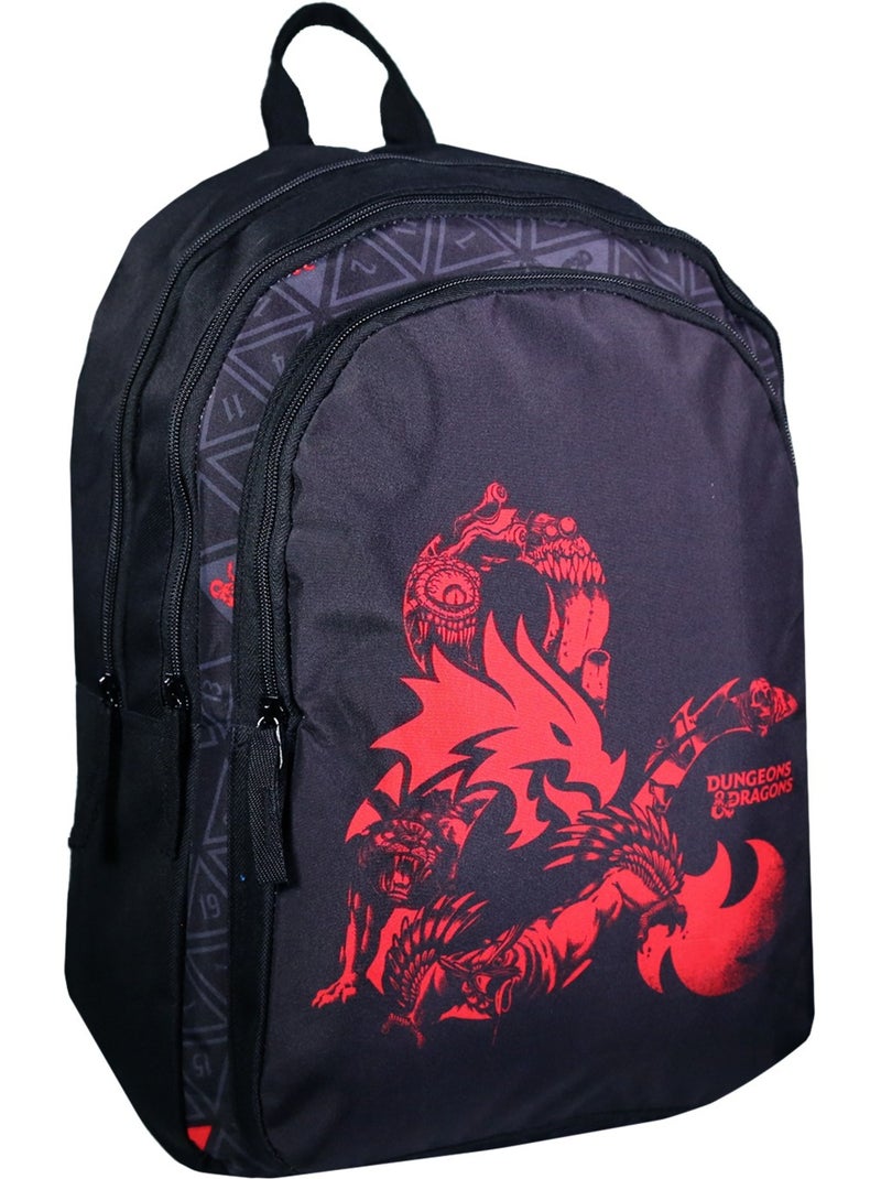 BAGTROTTER Sac à dos 2 compartiments Donjons & Dragons Noir Noir - Kiabi