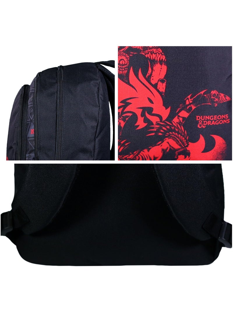 BAGTROTTER Sac à dos 2 compartiments Donjons & Dragons Noir Noir - Kiabi