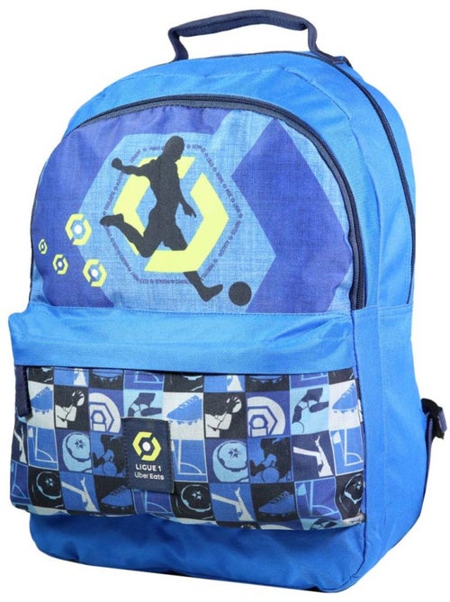 BAGTROTTER Sac à dos 2 compartiments Ligue 1 Football Bleu - Kiabi