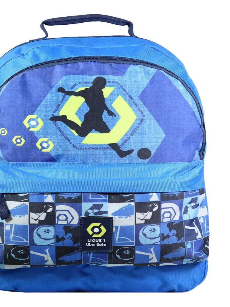 BAGTROTTER Sac à dos 2 compartiments Ligue 1 Football Bleu Bleu - Kiabi