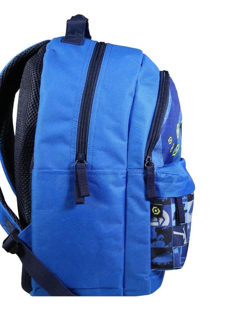 BAGTROTTER Sac à dos 2 compartiments Ligue 1 Football Bleu Bleu - Kiabi