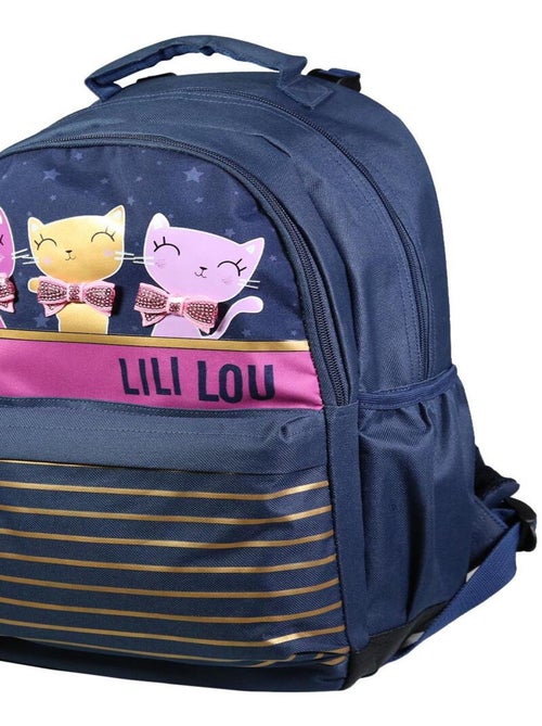 BAGTROTTER Sac à dos 2 compartiments Lili Lou X Phileas Bleu - Kiabi