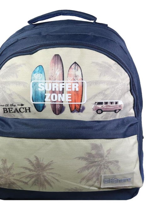 BAGTROTTER Sac à dos 2 compartiments Offshore Beige Van & Surf - Kiabi