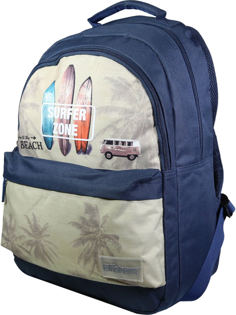 BAGTROTTER Sac à dos 2 compartiments Offshore Beige Van & Surf Beige - Kiabi