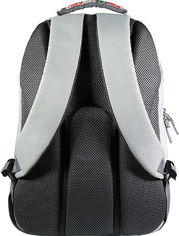 BAGTROTTER Sac à dos 2 compartiments Offshore Gris Fleurs