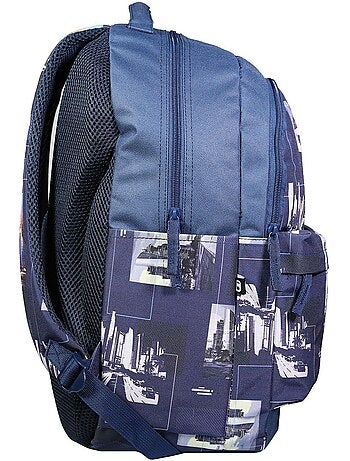 BAGTROTTER Sac à dos 2 compartiments Offshore Ville City Bleu