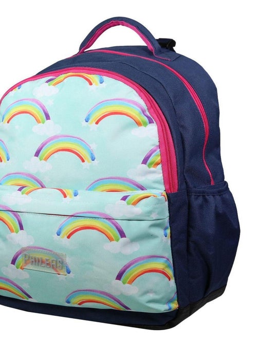 BAGTROTTER Sac à dos 2 compartiments Phileas Arc En Ciel Bleu - Système Smart Comfort - Kiabi