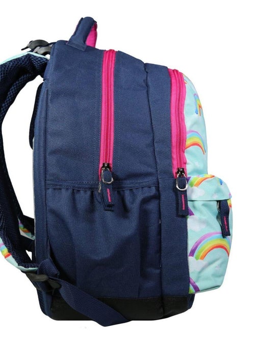 BAGTROTTER Sac à dos 2 compartiments Phileas Arc En Ciel Bleu - Système Smart Comfort - Kiabi
