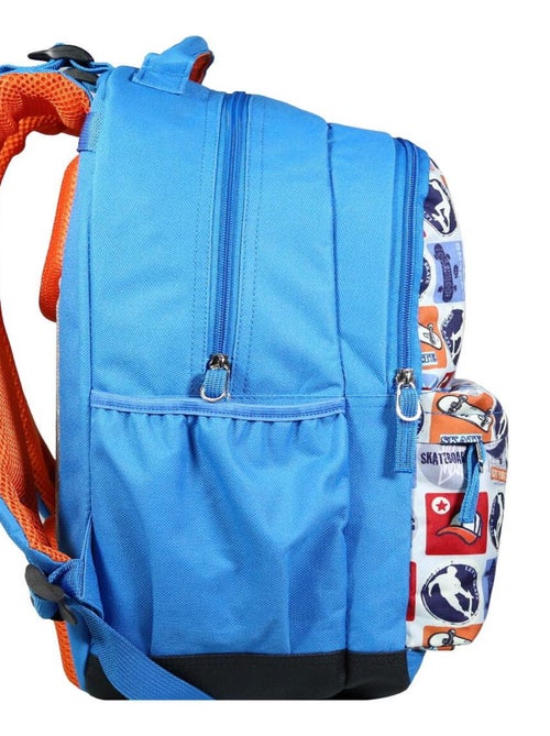 BAGTROTTER Sac à dos 2 compartiments Phileas Bleu Skateur - Kiabi