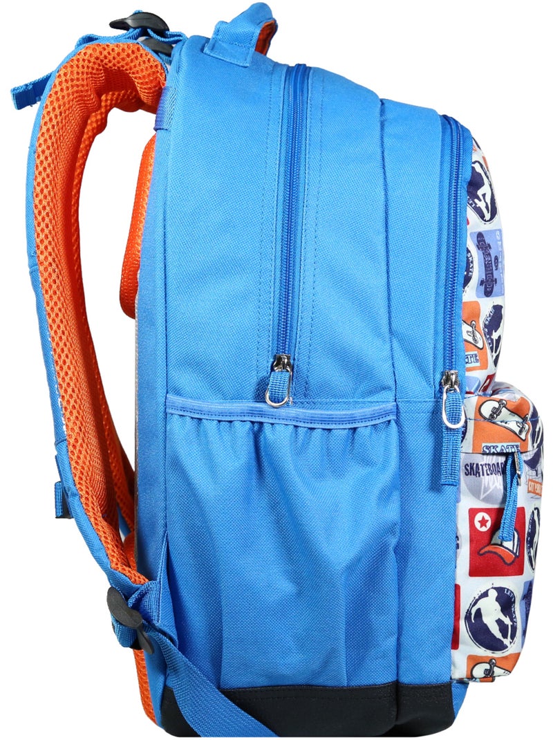 BAGTROTTER Sac à dos 2 compartiments Phileas Bleu Skateur Bleu - Kiabi