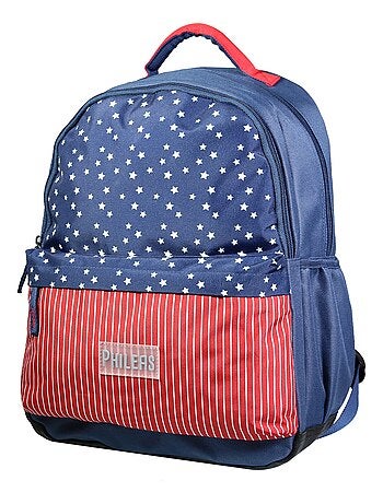 BAGTROTTER Sac à dos 2 compartiments Phileas Bleu USA