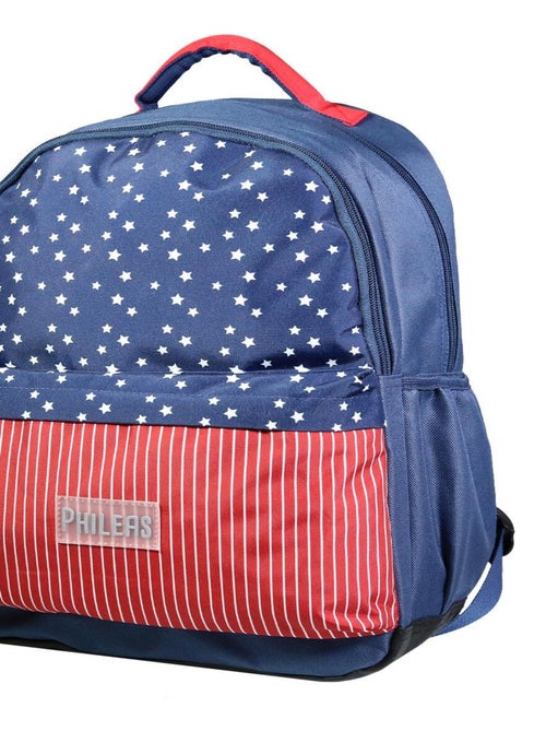 BAGTROTTER Sac à dos 2 compartiments Phileas Bleu USA - Kiabi