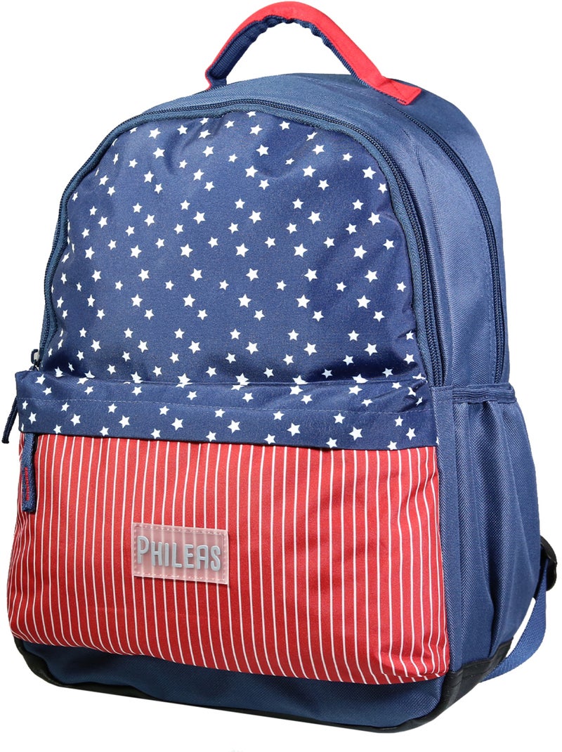 BAGTROTTER Sac à dos 2 compartiments Phileas Bleu USA Bleu - Kiabi