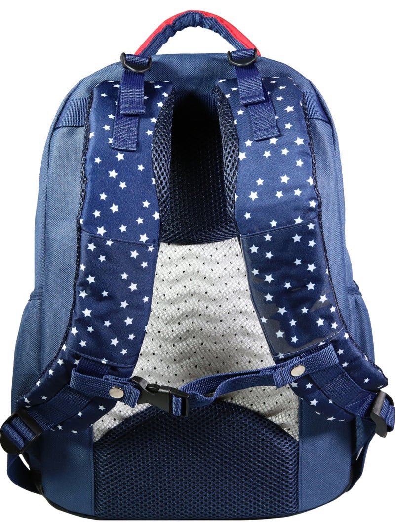 BAGTROTTER Sac à dos 2 compartiments Phileas Bleu USA Bleu - Kiabi