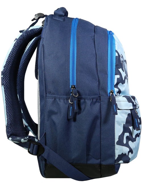 BAGTROTTER Sac à dos 2 compartiments Phileas Dinosaures Bleu - Système Smart Comfort - Kiabi