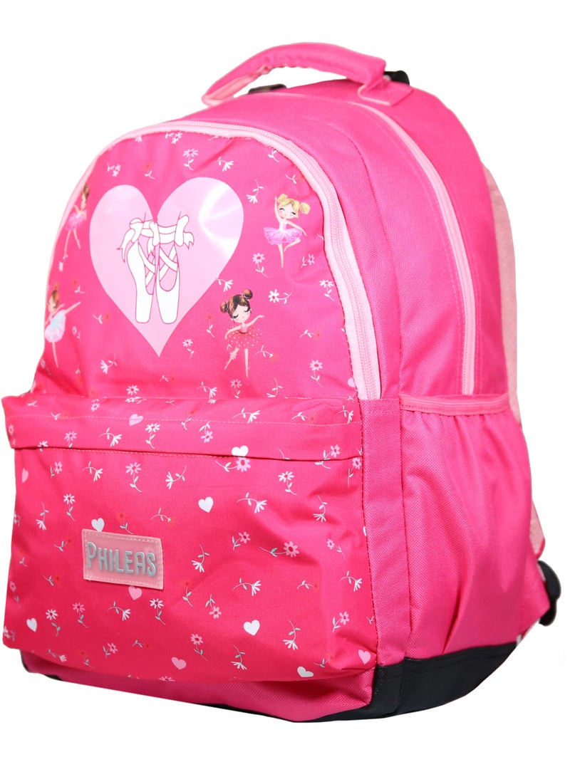 BAGTROTTER Sac à dos 2 compartiments Phileas Rose Danseuses Rose - Kiabi
