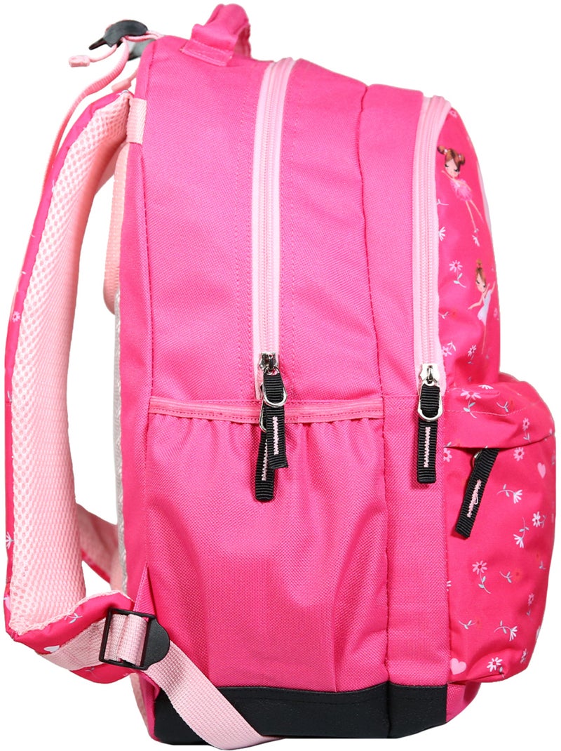 BAGTROTTER Sac à dos 2 compartiments Phileas Rose Danseuses Rose - Kiabi