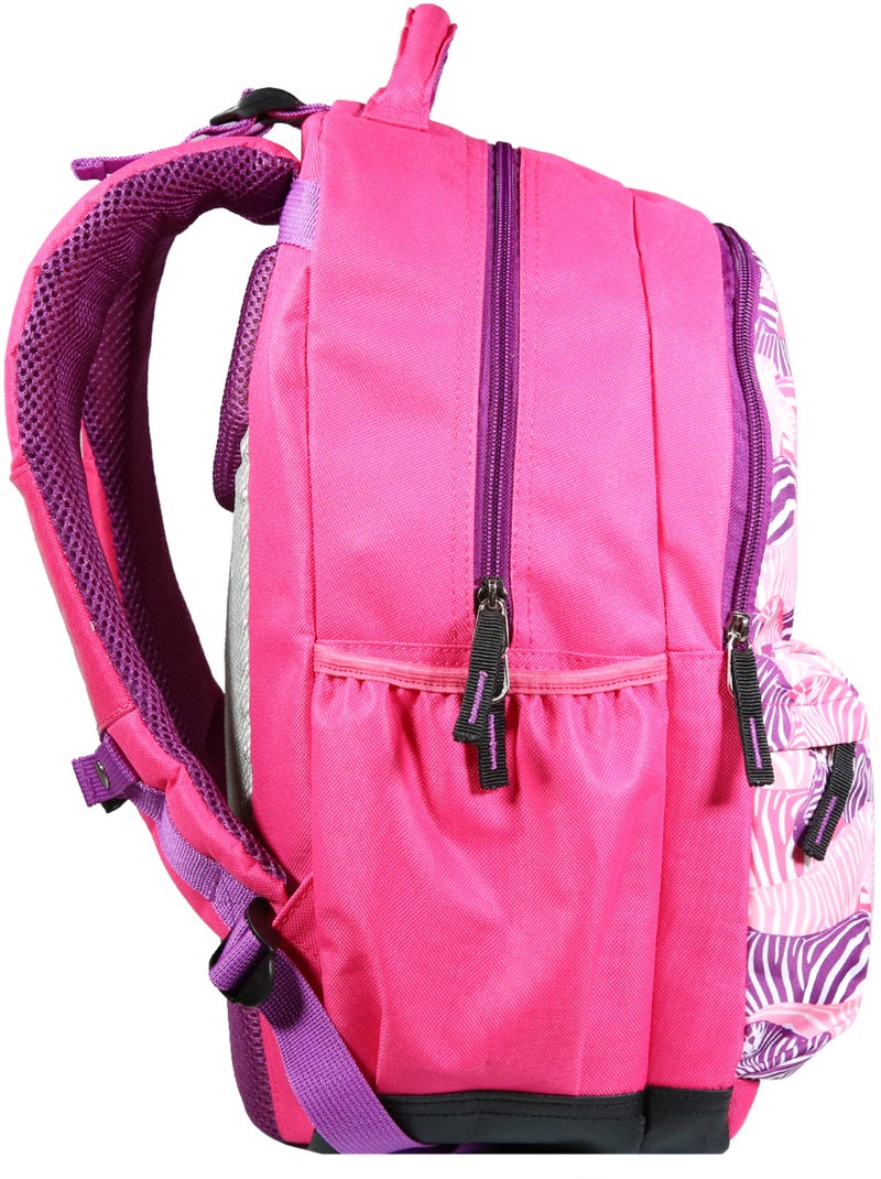 BAGTROTTER Sac à dos 2 compartiments Phileas Rose Zèbre Rose - Kiabi