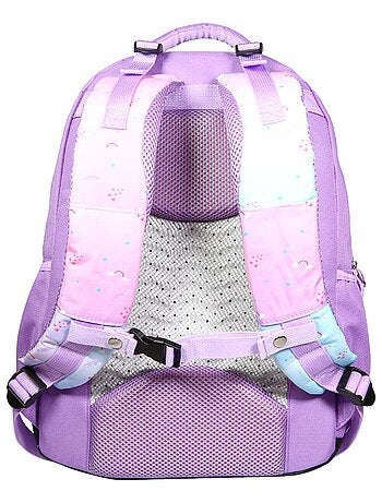 BAGTROTTER Sac à dos 2 compartiments Phileas Violet Licorne
