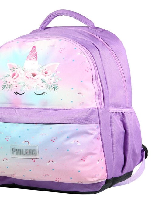 BAGTROTTER Sac à dos 2 compartiments Phileas Violet Licorne - Kiabi