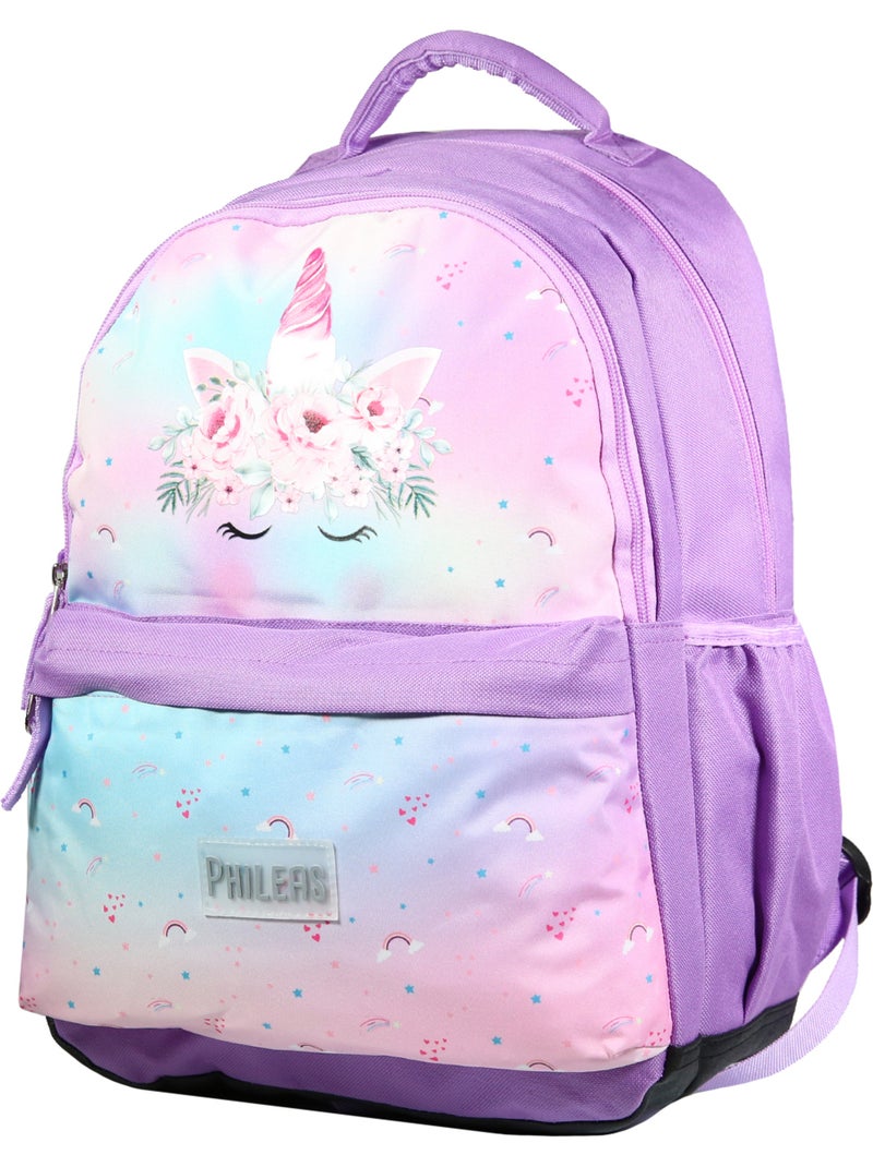 BAGTROTTER Sac à dos 2 compartiments Phileas Violet Licorne Violet - Kiabi