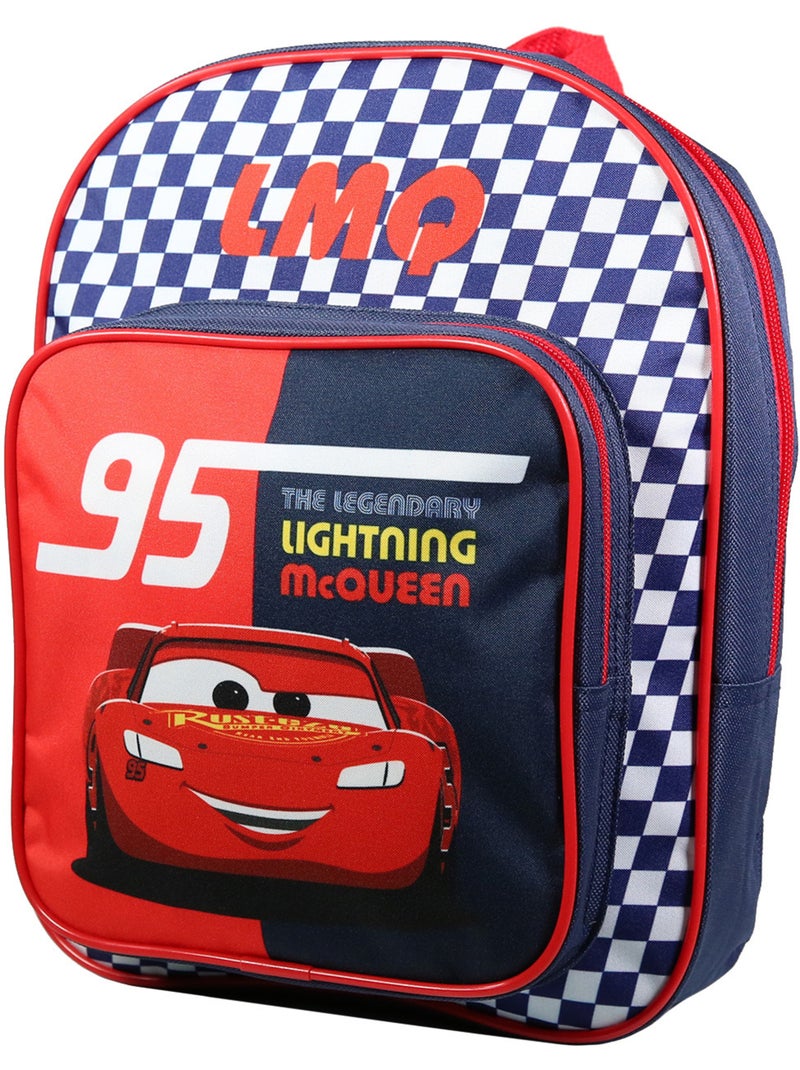 BAGTROTTER Sac à dos 31 cm avec poche maternelle  Cars Rouge et bleu Multicolore - Kiabi