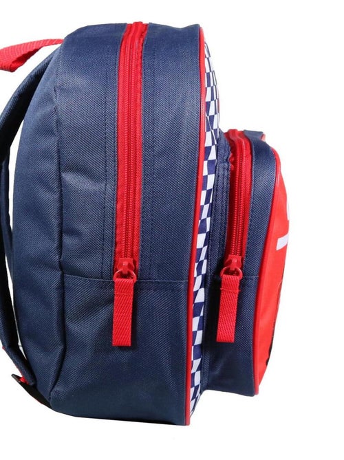 BAGTROTTER Sac à dos 31 cm avec poche maternelle  Cars Rouge et bleu - Kiabi