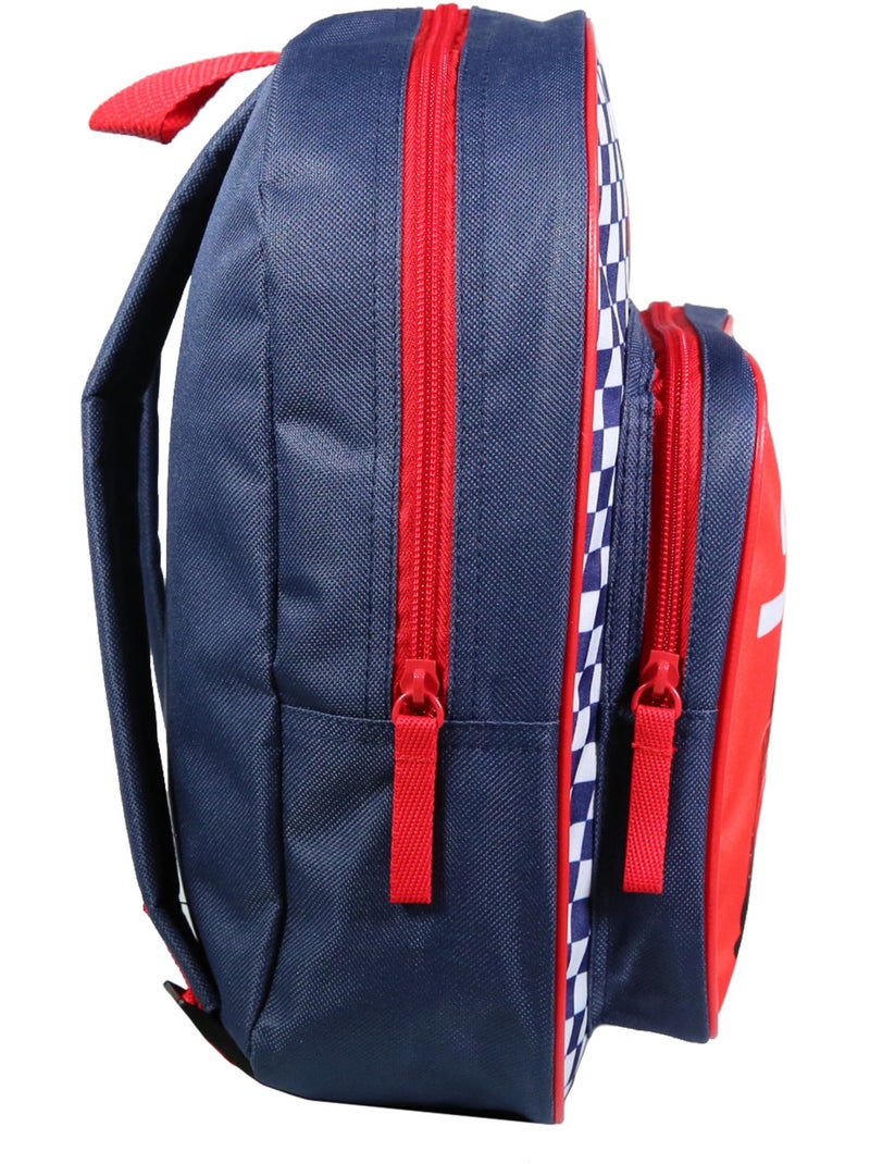 BAGTROTTER Sac à dos 31 cm avec poche maternelle  Cars Rouge et bleu Multicolore - Kiabi