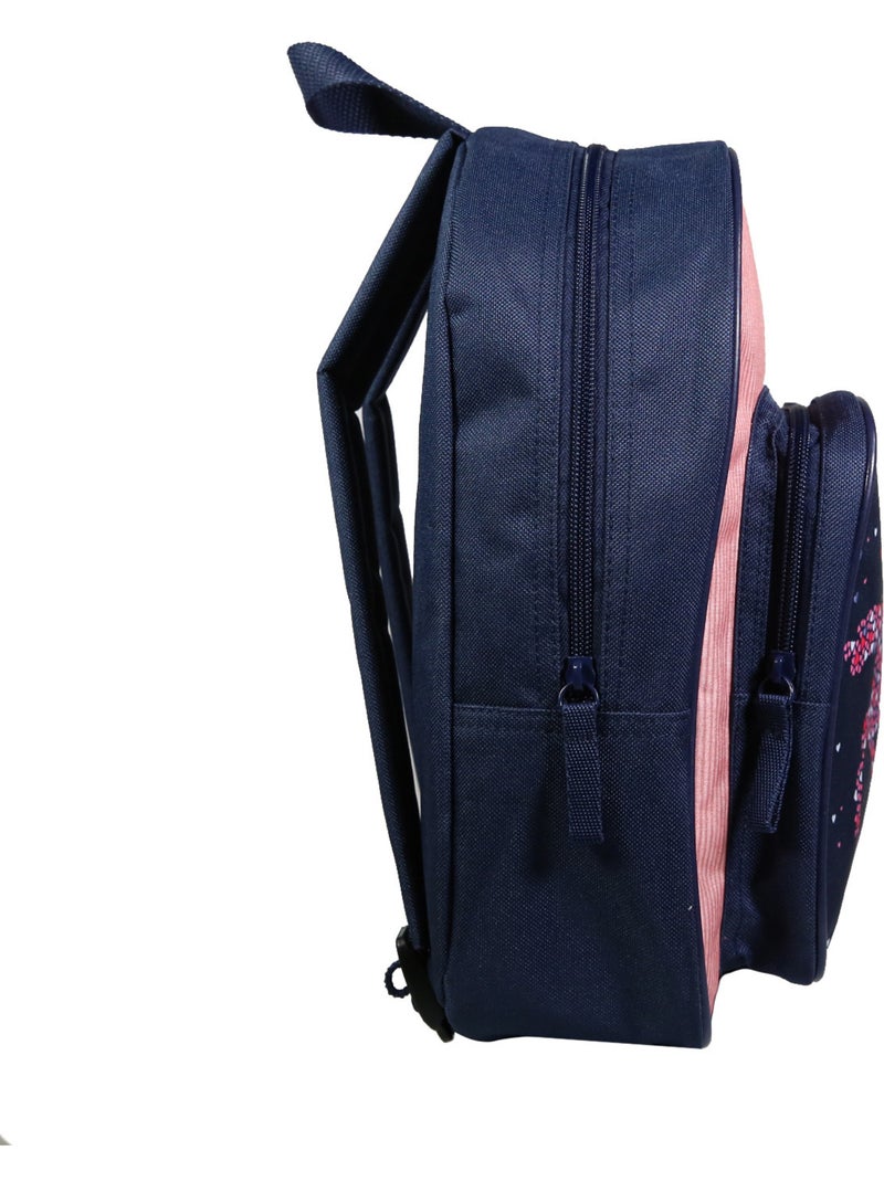 BAGTROTTER Sac à dos 31 cm avec poche maternelle Cybel Cheval Licorne Bleu et rose Bleu - Kiabi