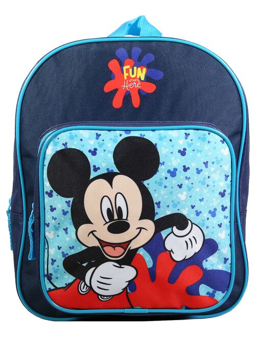 BAGTROTTER Sac à dos 31 cm avec poche maternelle Disney Mickey Bleu - Kiabi