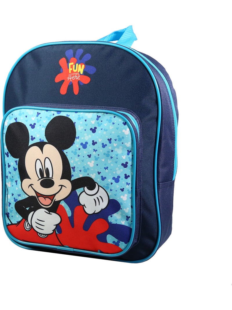 BAGTROTTER Sac à dos 31 cm avec poche maternelle Disney Mickey Bleu Bleu - Kiabi