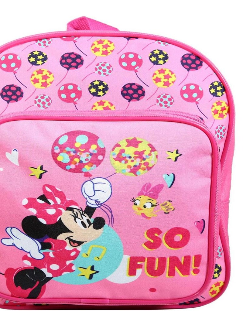 BAGTROTTER Sac à dos 31 cm avec poche maternelle  Disney Minnie Rose Fun Rose - Kiabi