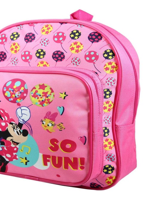 BAGTROTTER Sac à dos 31 cm avec poche maternelle  Disney Minnie Rose Fun - Kiabi