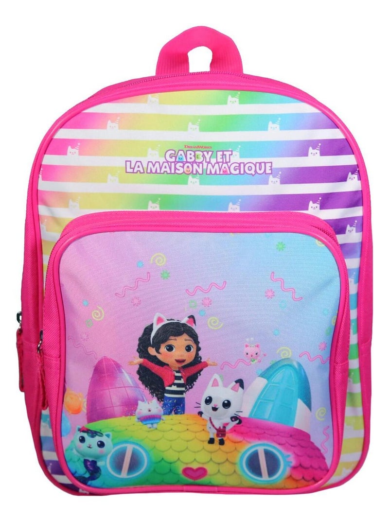 BAGTROTTER Sac à dos 31 cm avec poche maternelle   Gabby et la maison magique Violet Violet - Kiabi