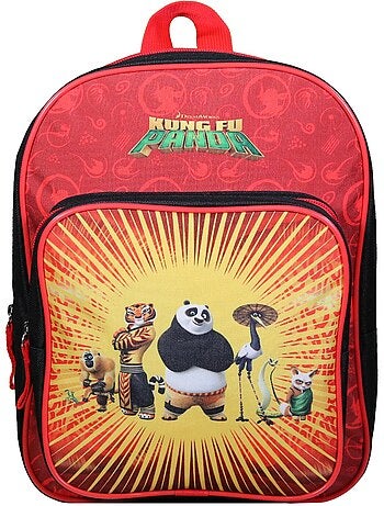 BAGTROTTER Sac à dos 31 cm avec poche maternelle Kung Fu Panda Rouge