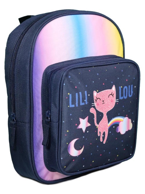 Bagtrotter Sac à dos 31 cm avec poche maternelle  Lili Lou Bleu - Kiabi