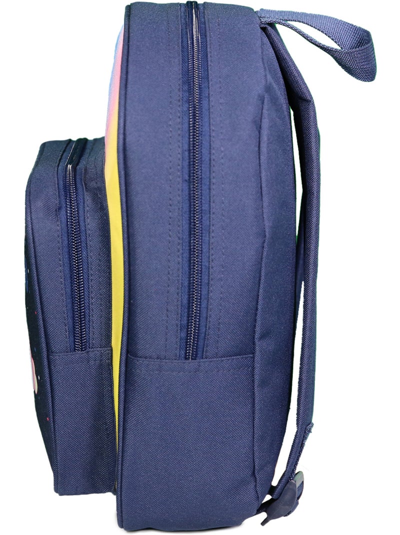 Bagtrotter Sac à dos 31 cm avec poche maternelle  Lili Lou Bleu Bleu - Kiabi