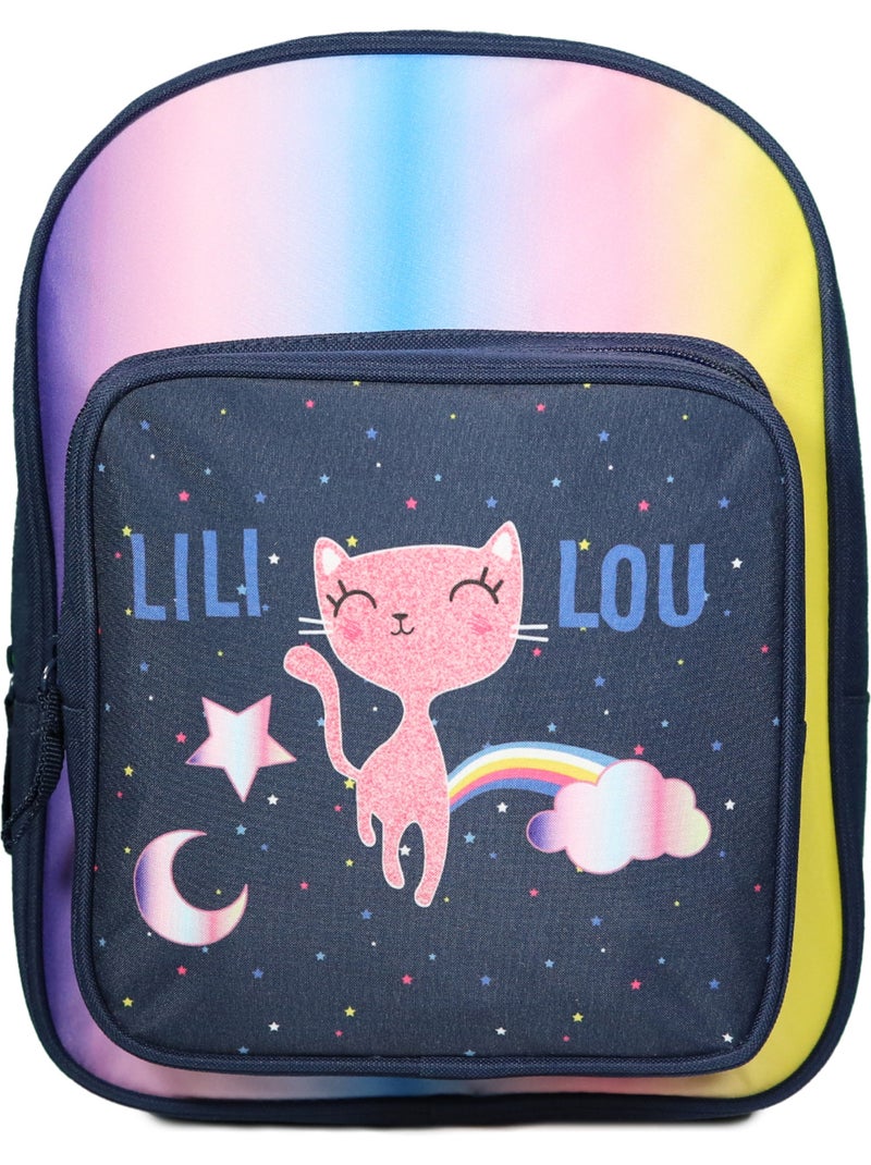 Bagtrotter Sac à dos 31 cm avec poche maternelle  Lili Lou Bleu Bleu - Kiabi