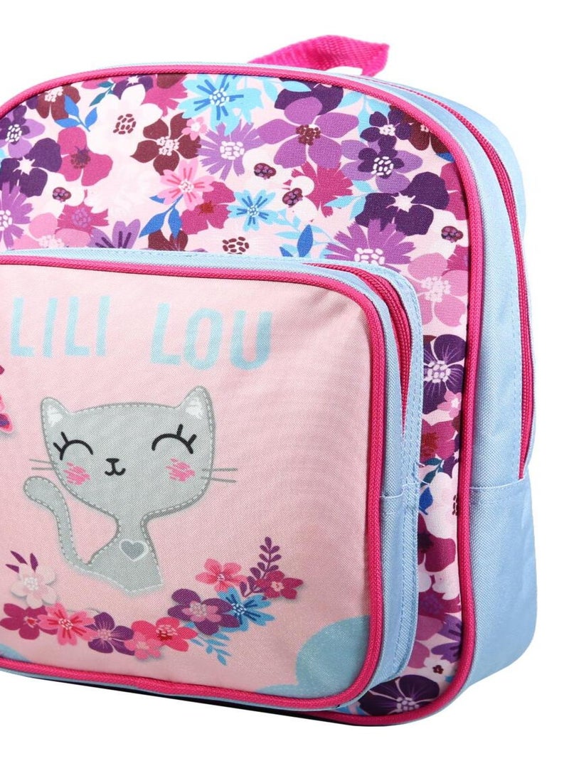 BAGTROTTER Sac à dos 31 cm avec poche maternelle  Lili Lou Rose Rose - Kiabi
