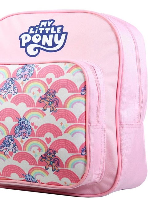 BAGTROTTER Sac à dos 31 cm avec poche maternelle  My Little Pony Arc en ciel Rose - Kiabi