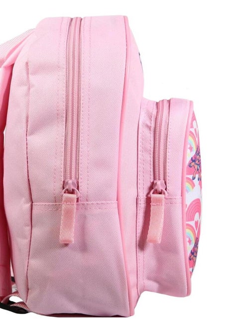 BAGTROTTER Sac à dos 31 cm avec poche maternelle  My Little Pony Arc en ciel Rose - Kiabi