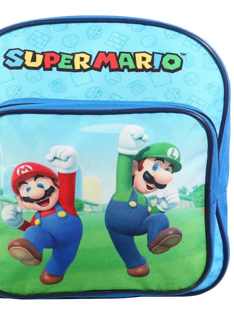 BAGTROTTER Sac à dos 31 cm avec poche maternelle  Super Mario Bleu Bleu - Kiabi