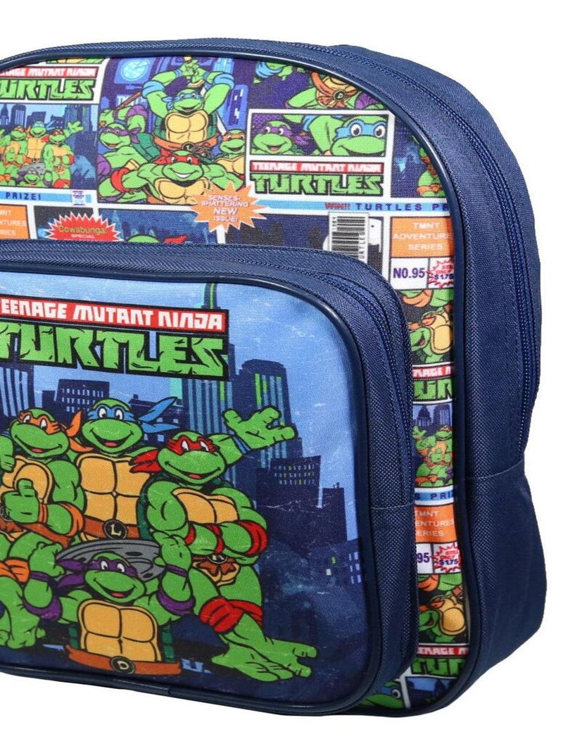 BAGTROTTER Sac à dos 31 cm avec poche maternelle  Tortues Ninja Bleu Bleu - Kiabi