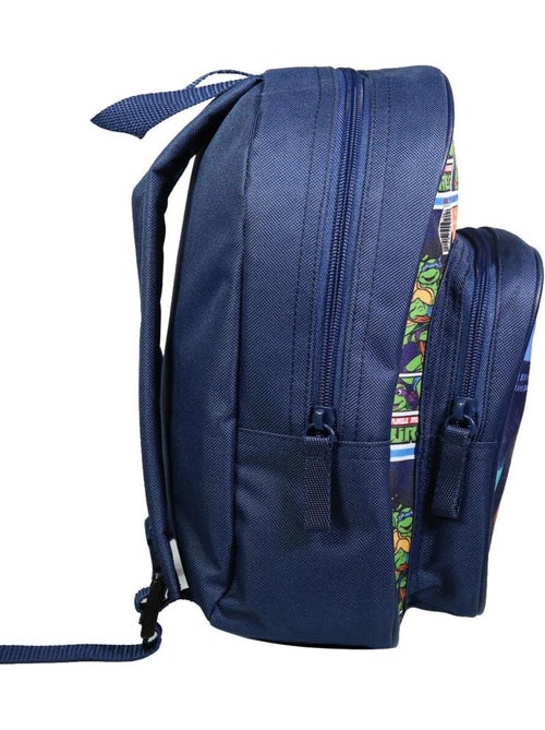BAGTROTTER Sac à dos 31 cm avec poche maternelle  Tortues Ninja Bleu - Kiabi