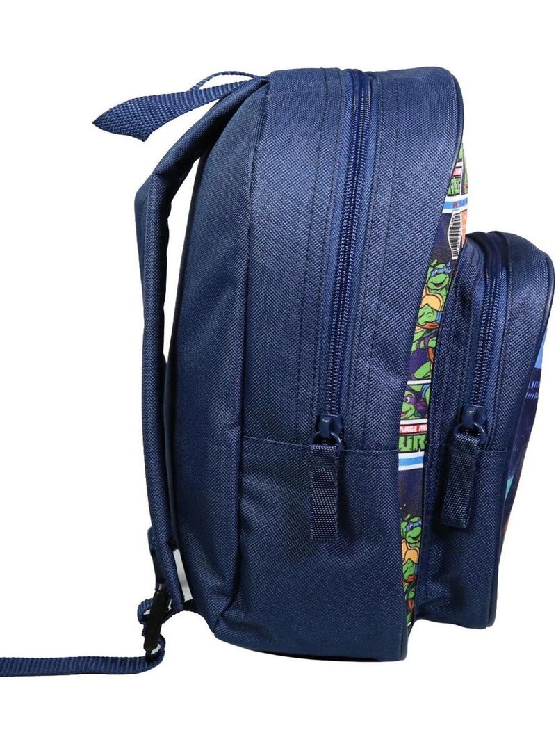 BAGTROTTER Sac à dos 31 cm avec poche maternelle  Tortues Ninja Bleu Bleu - Kiabi