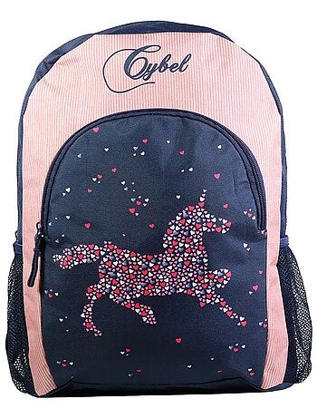 BAGTROTTER Sac à dos 37 cm avec poche Cybel Cheval Licorne Bleu