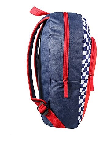 BAGTROTTER Sac à dos 37 cm avec poche Disney Cars Rouge et bleu
