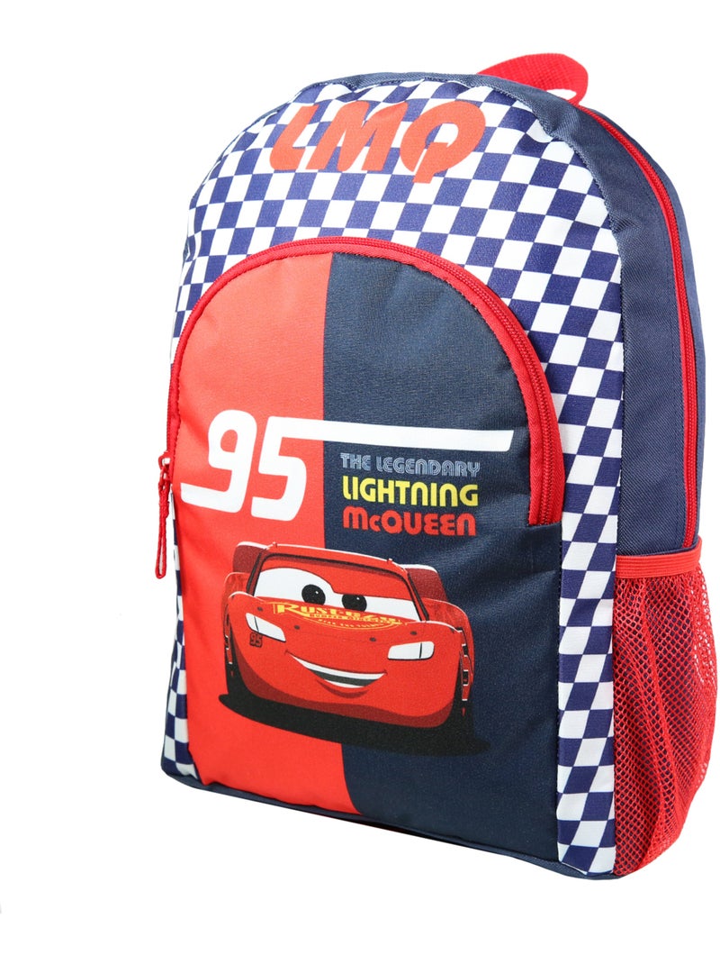 BAGTROTTER Sac à dos 37 cm avec poche Disney Cars Rouge et bleu Multicolore - Kiabi